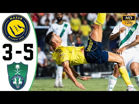 Ronaldo LOSES Trophy! Nassr vs Ahli 2-2 (3-5) on PENS All Goals & Highlights 2025