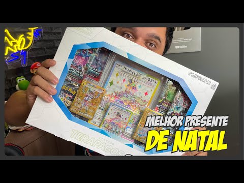 Chegou a NOVA BOX do TERAPAGOS EX! Será que vale a PENA? CARTAS POKÉMON TCG