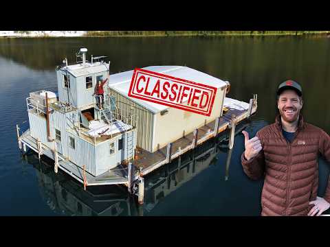 We Bought a TOP SECRET Navy Barge (full tour)