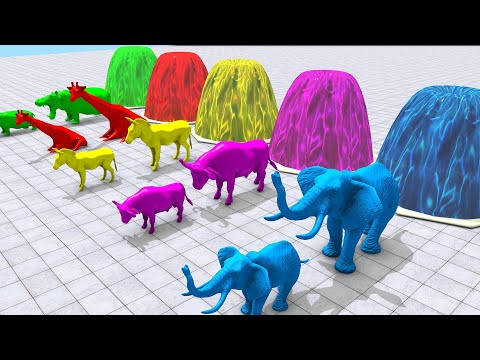 5 Giant Duck, Monkey, Lion, chicken, dog, dinosaur, Tiger, Sheep, Transfiguration funny animal 2024