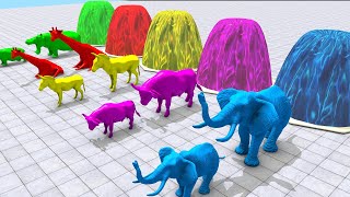 5 Giant Duck, Monkey, Lion, chicken, dog, dinosaur, Tiger, Sheep, Transfiguration funny animal 2024