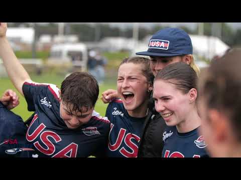 Video Thumbnail: 2023 WFDF World U-24 Ultimate Championships: Team USA Finals Highlights