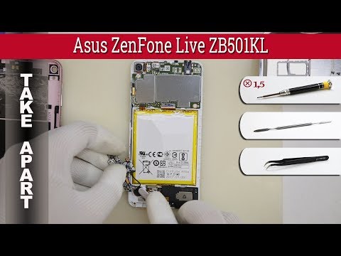 (ENGLISH) How to disassemble 📱 Asus ZenFone Live ZB501KL a007 Take apart Tutorial