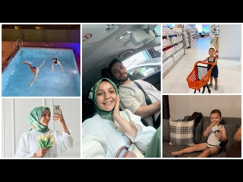ŞİMDİ KISA BİR TATİL 🏖️ BAVUL HAZIRLIĞI 🎀 ANNEMİN EVİNDE TADİLAT 🫠 ARKADAŞLARIMIZLA GECE HAVUZU 🐬