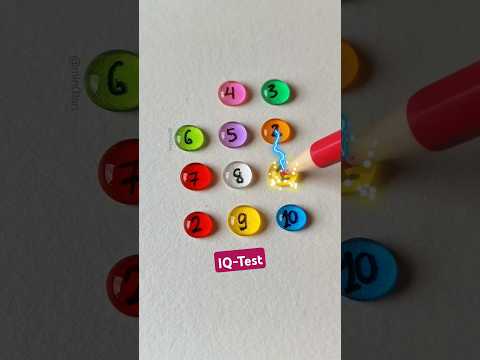 Vẽ một trò chơi đếm số từ 1 đến 10 #drawing #line #alphabet #shorts