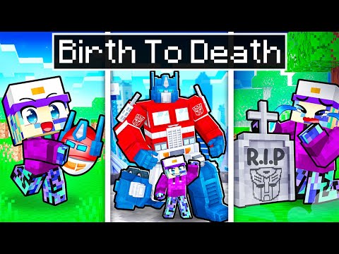 BIRTH to DEATH of a TRANSFORMER in Minecraft!