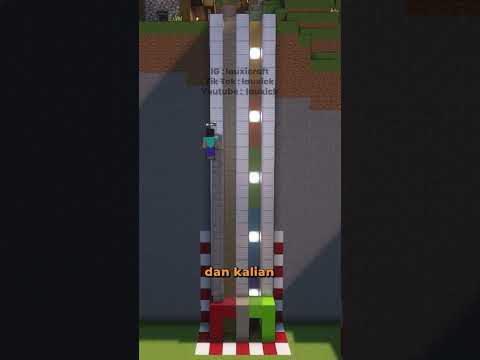 Cara buat Elevator Tanpa Redstone MUDAH. Rate 1 - 10 ?