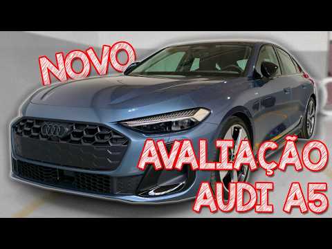 Avaliação NOVO AUDI A5 - MELHOROU MUITO! NOVO INTERIOR E PREÇO DE ALEMÃO MENOR