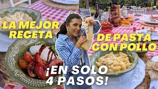 ¡Receta de Pasta con Pollo en solo 4 pasos!