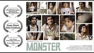 MONSTER (4K) short film with English Subtitles | Movie Monks Motion Pictures | by Aman Saji Dominic