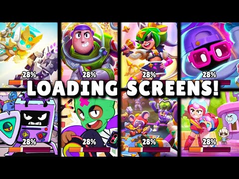 Loading Screen Evolution in Brawl Stars (Toy Story, Ollie & Good Randoms)