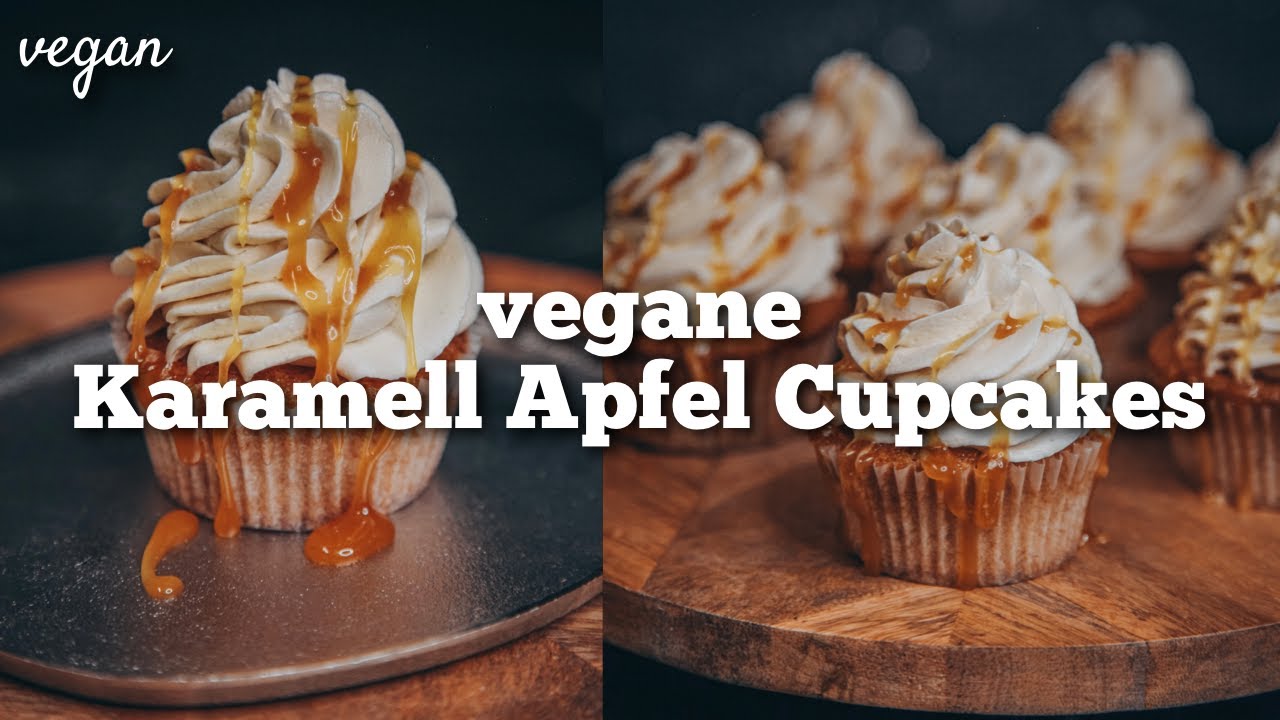Karamell Apfel Cupcakes, vegan | copperkitchen.de