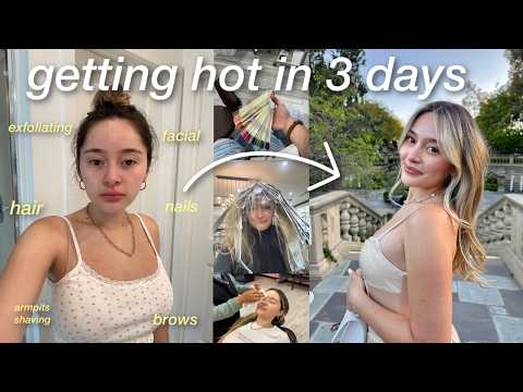 my EXTREME glow up for hot girl summer *I went blonde again*