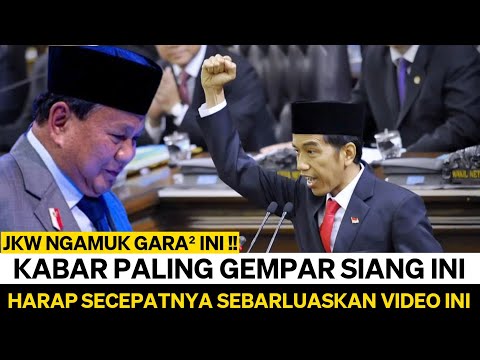 SERU NIH, KEJADIAN INI TERJADI JELANG PELANTIKAN PRABOWO DAN LENGSERNYA JKW