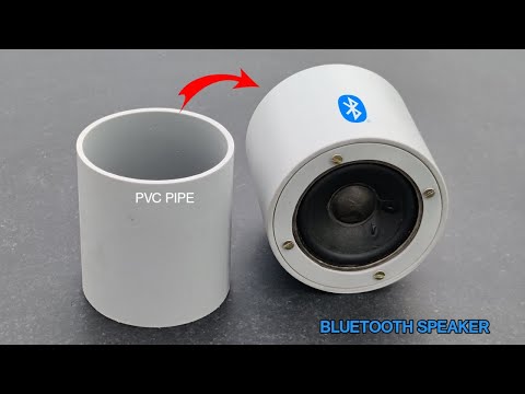 Making Homemade Bluetooth Speake Using PVC Pipe