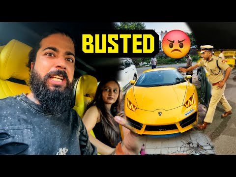 Police Ne Apni Modified Supercar Lamborghini Ko Pakad Liya Is Ladki Ke Sath 😰