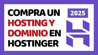 Cómo Comprar un Hosting y Dominio en Hostinger 2025 ✅ CURSO DE HOSTINGER 2025 #1