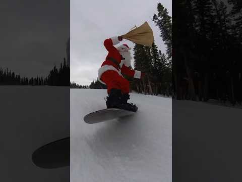 Santa Can Snowboard