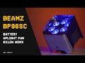 6x BeamZ BBP96S Battery Uplighter with Wireless DMX & Charging Case