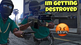 This try hard almost destroyed me but watch this comeback GTA V online