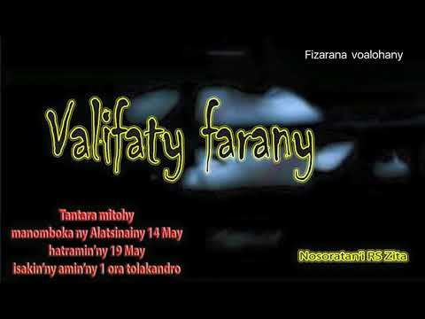Valifaty farany - FIZARANA VOALOHANY