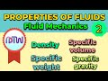 Fluid Properties and Specific Gravity