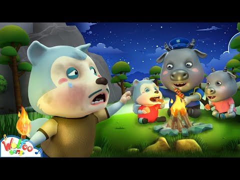 Don't Feels Sad, Daddy 😢 My Clumsy Dad vs Police Dad 👮‍♂️ Kids Song About Wolfoo and Daddy