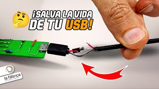 ⚠️ NADIE te contó este TRUCO para reparar un CABLE USB roto 🔧😱 | Life Hack que FUNCIONA