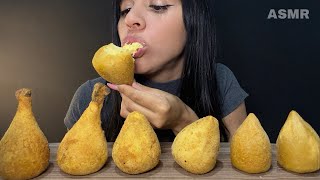 ASMR - COMENDO COXINHAS DE FRANGO ASSADO E COSTELA DESFIADA ( Mukbang Brasil ) Eating Sounds 
