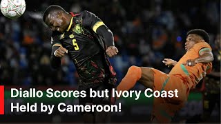 HIGHLIGHTS: Amad Diallo Frustrated After Scoring as Ivory Coast Draw 1-1 With Cameroon | AD1Z