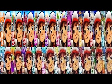 Subway Surfers Barcelona VS Copenhagen 200th Osaka  Edinburgh Mumbai Holi Rio Hawaii SNAKE Christmas