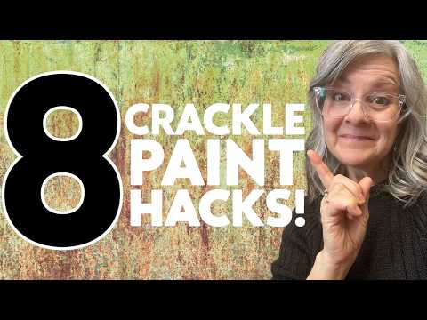 8 DIY Techniques You need to TRY to Create Crackled Paint!