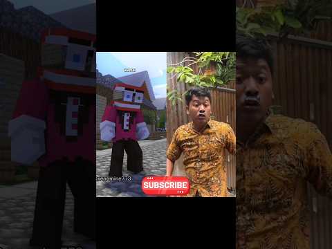 Original vs Animation - Kucingnya Jadi Besar #minecraft #comedy