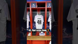 Everything in the UCL Final Locker Room