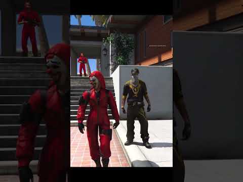 RED CRIMINAL KIDNAPPED GOLD HIP HOP FATHER AND CHALLENGED HIM FOR CAR COLLECTION #gta5 #shorts