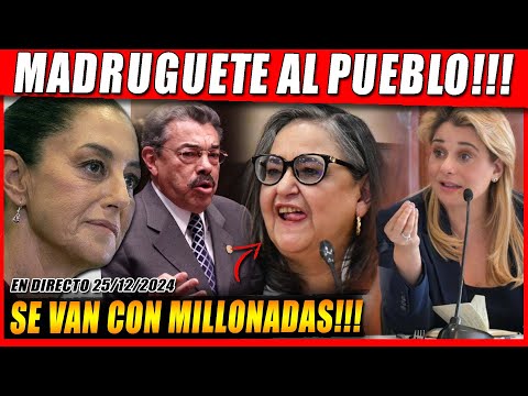 MADRUGUETE!!! SE APRUEBAN MILLONARIO RETIRO Y DE POR VIDA, NORMA PIÑA Y CIA MARU CAMPOS EN LA MIRA