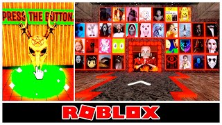 Don't press the horror button, 32 killers in the scary button roblox