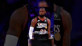 Lebron James is a 76er!! WOW Welcome to ￼Philadelphia LETS GO!!