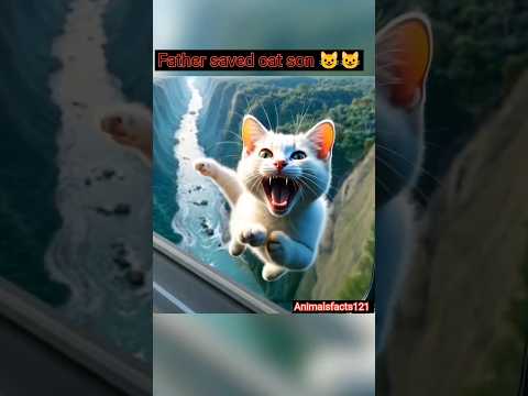 Cats accident ๐น๐// Cartoon story #ytshorts #kitten #cutecat #aicat