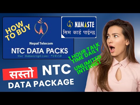 NTC Unlimited Data Pack | 50 minutes Talk Time Free Daily | Cheap and Fast NTC Net in Nepal
