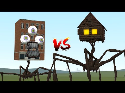 NEW LIVING BUILDING VS HOUSE HEAD UPDATE AND OTHER in Garry's Mod!