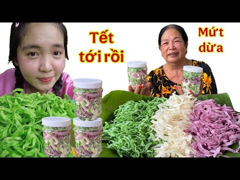 Làm Mứt Dừa Đón Tết | Huỳnh Như Vlogs