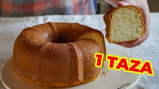 TORTA GIGANTE y ESPONJOSA sin gluten que se hace CON 1 TAZA