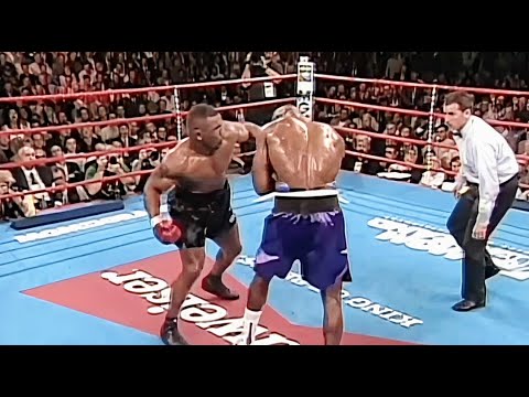 Pertukaran pukulan antara MIKE TYSON vs EVANDER HOLYFIELD 1 || boxing Legendary