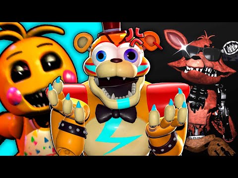 GLAMROCK FREDDY JOGA FIVE NIGHTS AT FREDDY'S 2 PELA PRIMEIRA VEZ e ODEIA?!