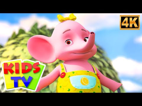 One Elephant Went Out To Play, एक हाथी झूल रहा था, Kids Playful Nursery Rhymes in Hindi
