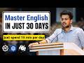 30-Day English Speaking Plan Overview