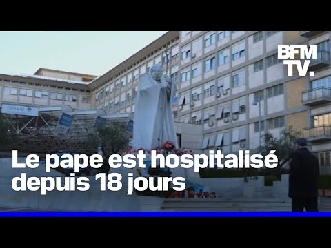 L'état de santé du pape François inquiète les fidèles à deux jours du Carême