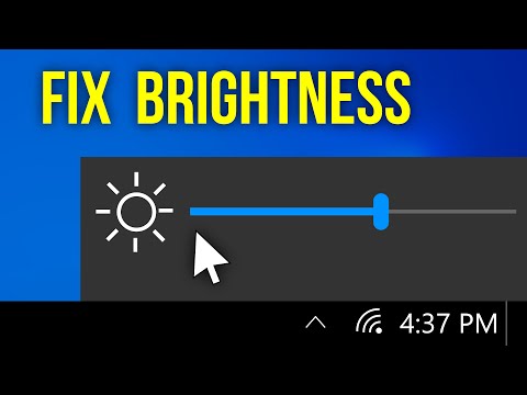 How To Fix Windows 10 Brightness Control Not Working Issue