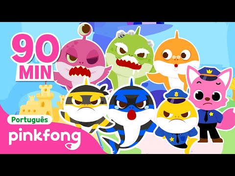 Esconde-Esconde da Família Tubarão | +Completo | Pinkfong, Bebê Tubarão! Canções para Crianças